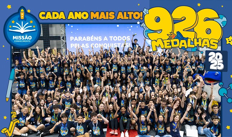 Missao Conhecimento - 926 Medalhas