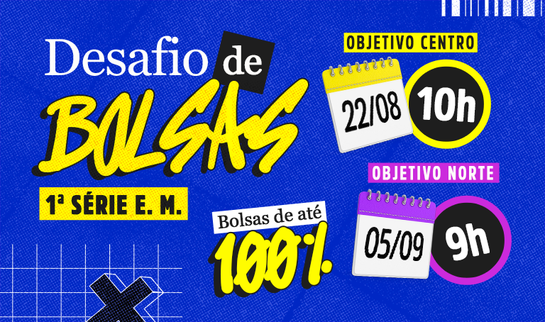Desafio de Bolsas 2027 | Inscrições